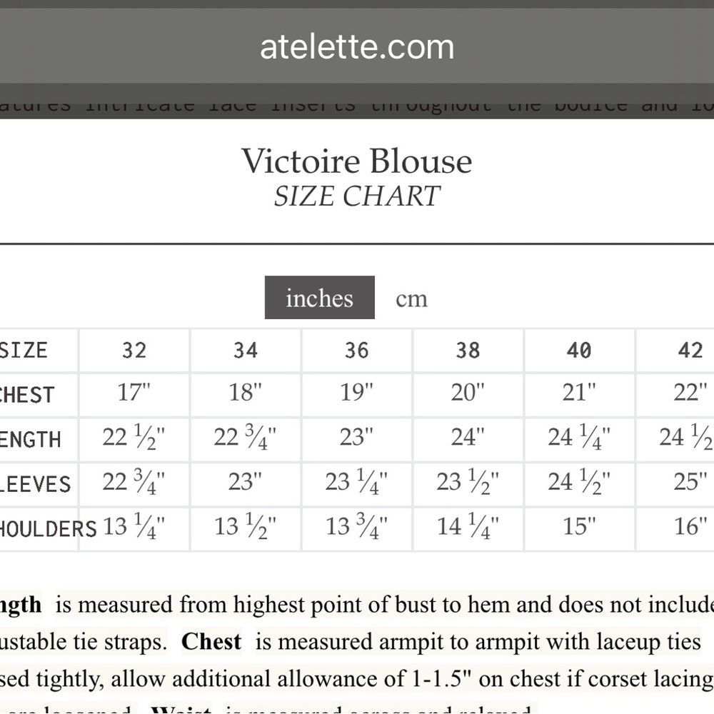Studio Atelette Victorian Style Blouse- Small - Picture 2 of 5